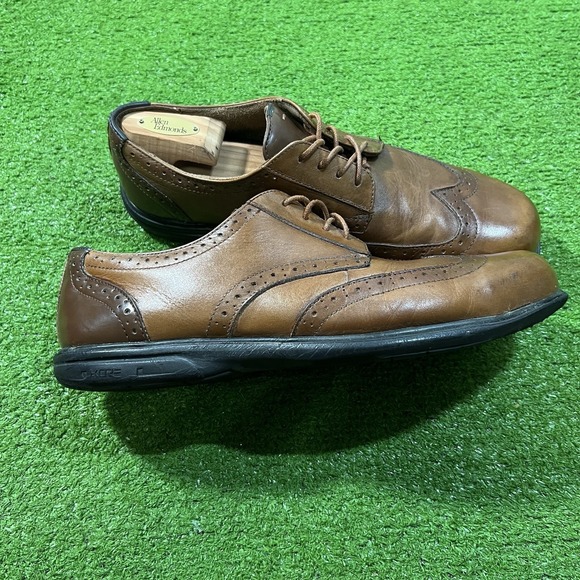 Steel Toe Oxford Dress Shoes SZ 12 D Florsheim Wing Tip Work Shoes  Non-slip main image 4